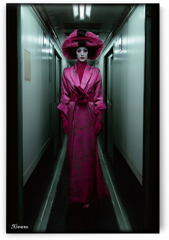 Lady in pink FA 25 2x3  128 by Ksavera ART