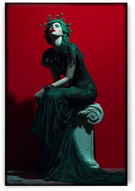 Medusa Gorgona FA 25 2x3  138 by Ksavera ART