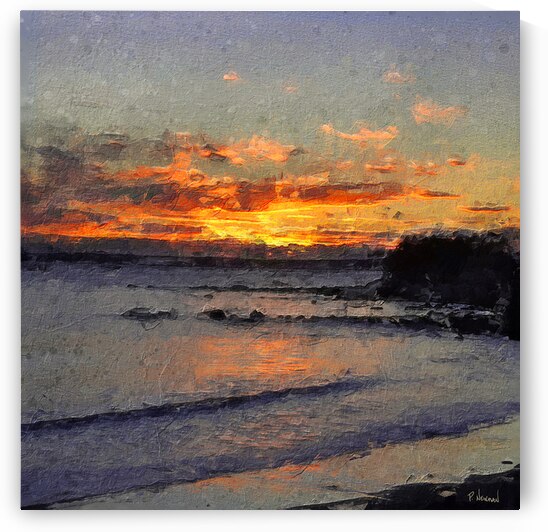 Hunts Point Sunset by Paul Newman Studio