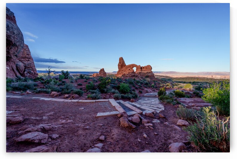 Steps To Turret Arch Arches National Park by Jennifer White