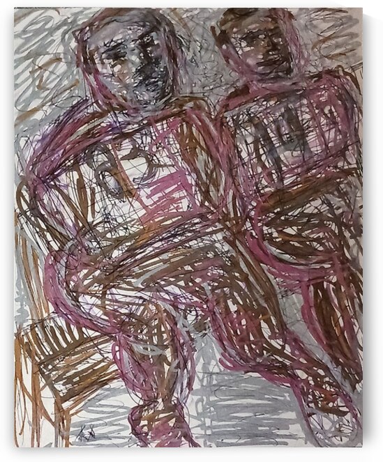 20251004 150613 Warming the Bench by Lawrence Silver Art