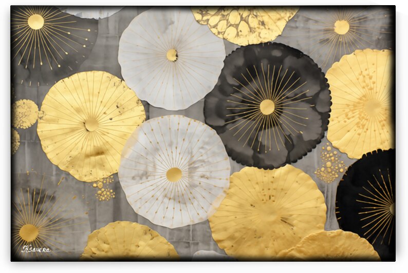 Japanese abstract art FA 25 2x3  429 by Ksavera ART