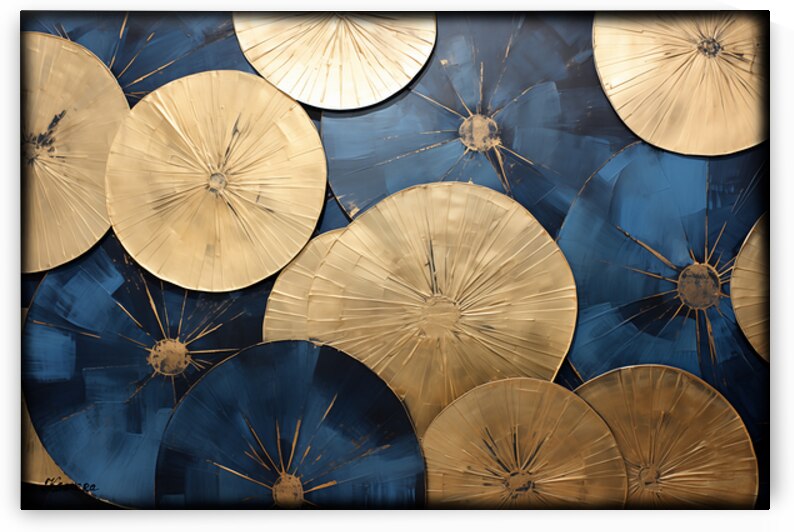 Japanese abstract art FA 25 2x3  472 by Ksavera ART