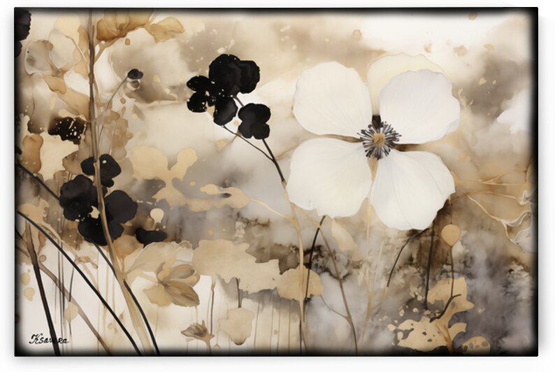 Japanese floral art FA 25 2x3  455 by Ksavera ART