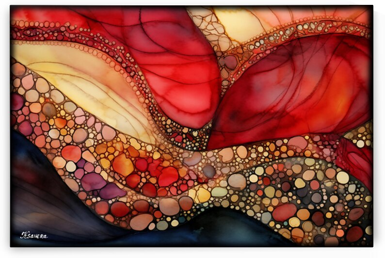 Japanese abstract art FA 25 2x3  449 by Ksavera ART