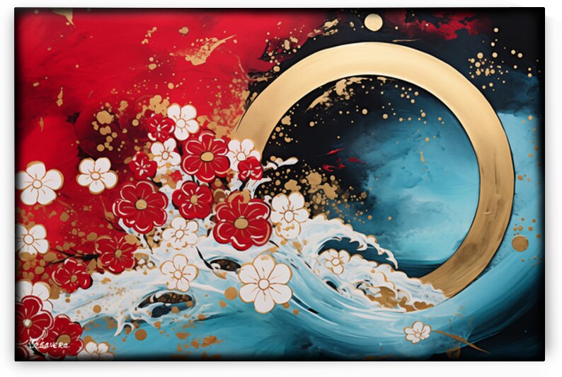 The grat wave of Kanagawa FA 25 2x3  474 by Ksavera ART