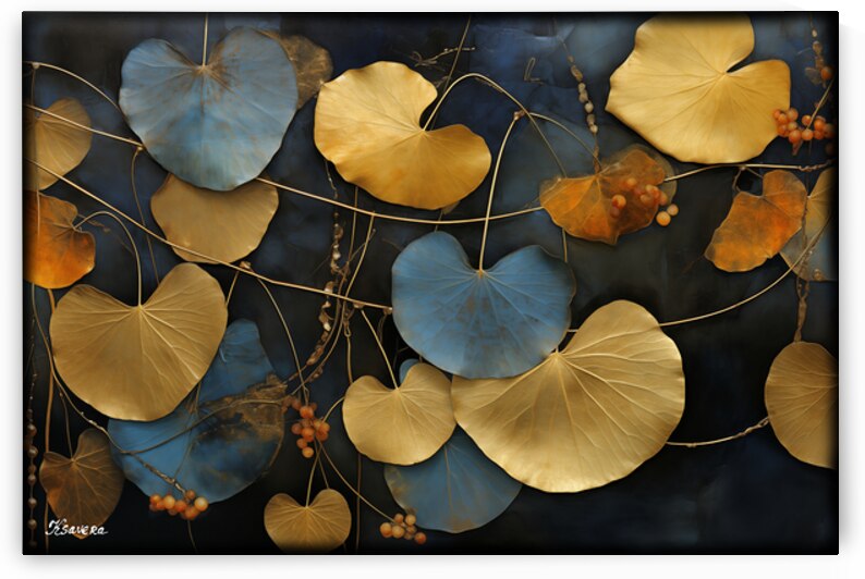 Japanese abstract art FA 25 2x3  446 by Ksavera ART