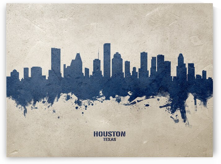 Houston Texas Skyline by Michael Tompsett