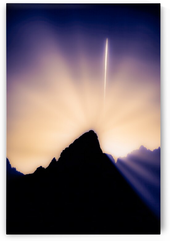 Divine Summit   Grand Teton Sunset by Dream World Images