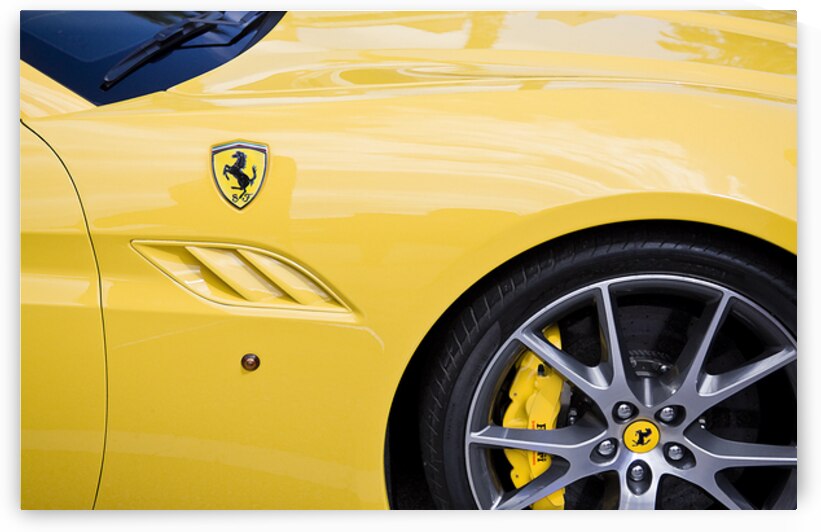 2012 Yellow Ferrari 458 Italia Spyder X100 1 by Rich Franco