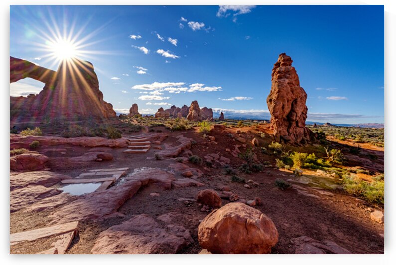 Windows Primitive Loop Hike Utah by Jennifer White
