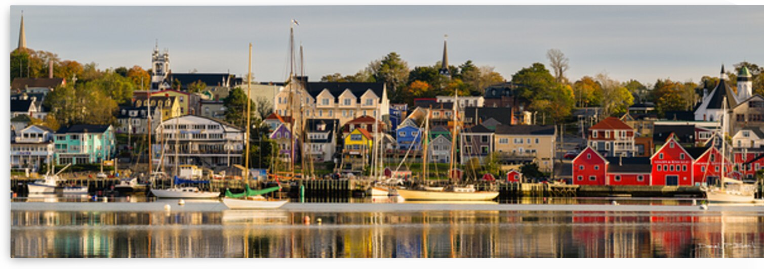 Lunenburg Harbour Panoramic 3 1 1 by Daniel Baril