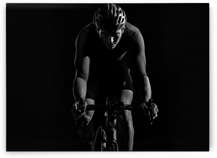 Power in Focus — The Cyclist’s Determination by MotivatePrints