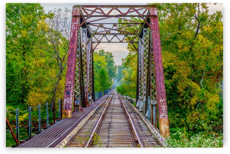 Autumn Railroad Crossing At Lake Springfield by Jennifer White