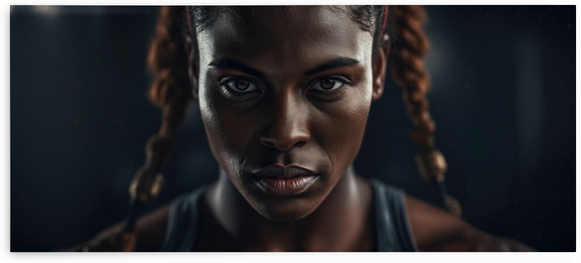 Unbreakable Focus — The Eyes of Determination by MotivatePrints