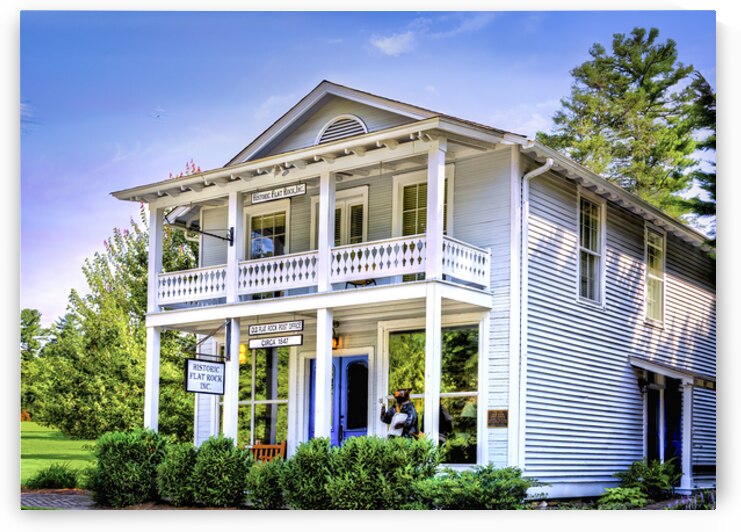 Historic Old Flat Rock Post Office North Carolina by Shelia Hunt Photography