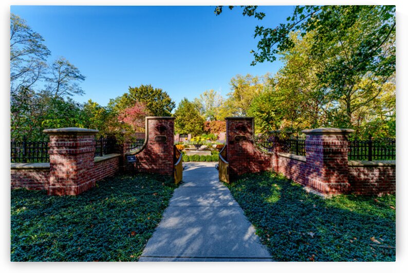 Victorian Garden At Lauritzen Entrance by Jennifer White