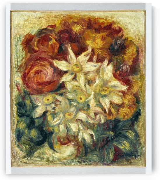 Bouquet de narcisses et de roses by Auguste Renoir