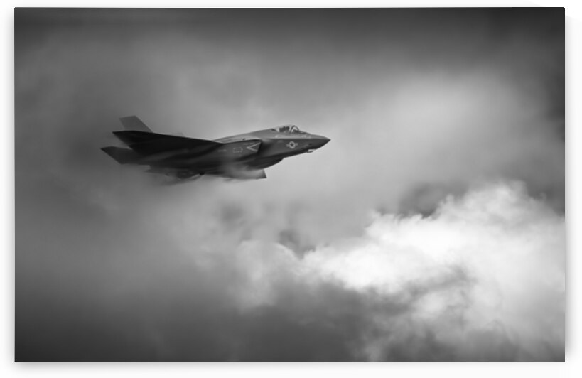 Oceana Air Show F-35 Clouds 1 by Norma Brandsberg Photography