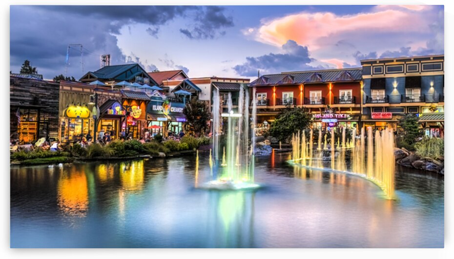 The Island Pigeon Forge TN – Fountain Magic by Shelia Hunt Photography