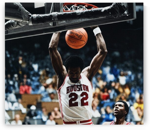 Clyde Drexler Houston Cougars Dunk by Row One Brand