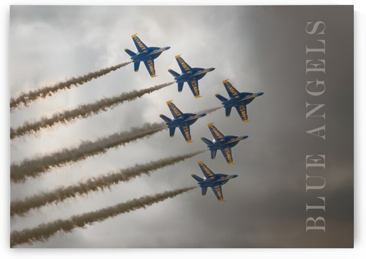 Blue Angels in Flight by Norma Brandsberg Photography