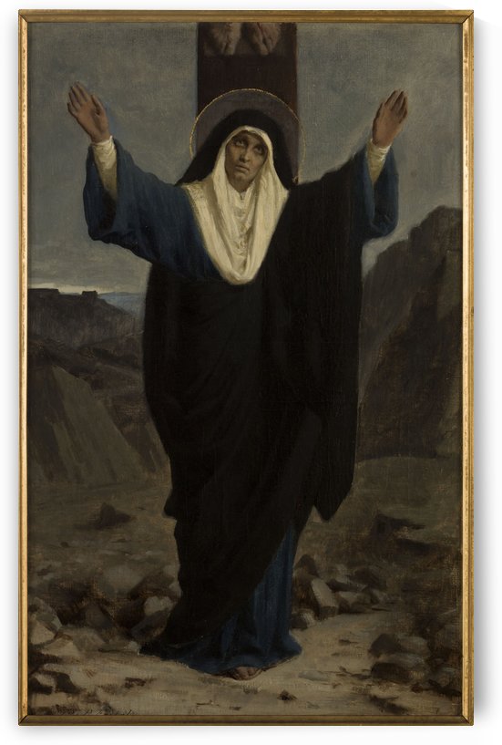 Esquisse pour l eglise de Bagnolet Mater dolorosa by Pierr Fritel