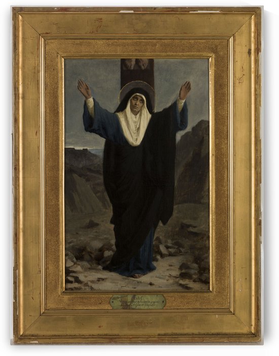 Esquisse pour l eglise de Bagnolet Mater dolorosa by Pierr Fritel