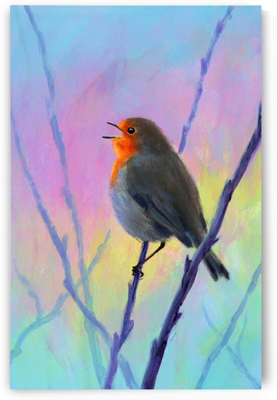 A new day acrylic painting by Karen Kaspar