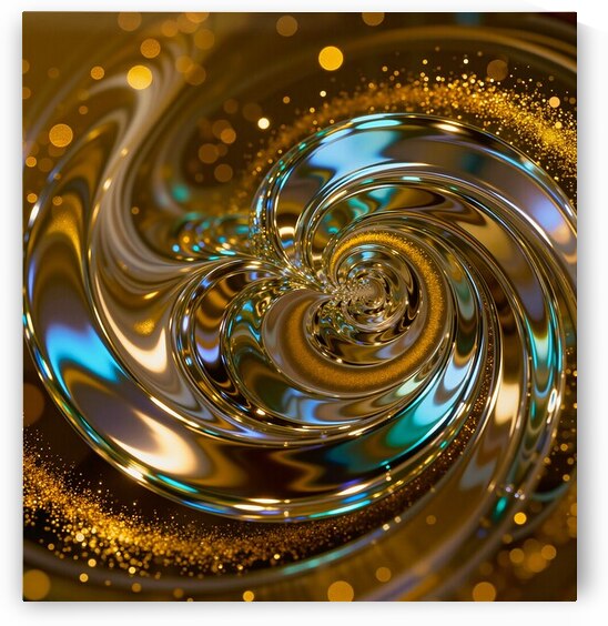 Galaxy Coils  2  by Byron Johnson