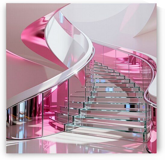 Celebrity Staircase  1  by Byron Johnson
