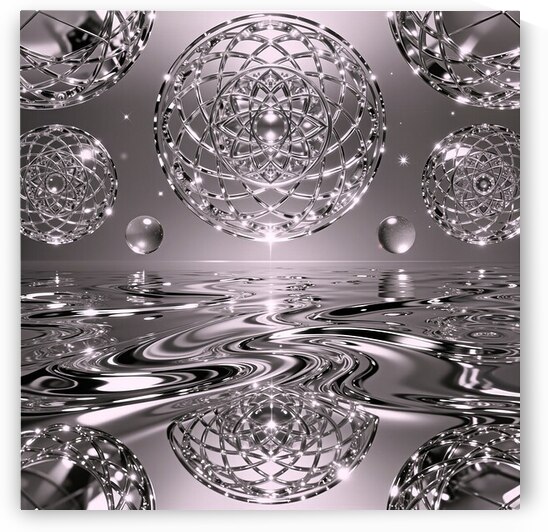 Circular Transparencies  by Byron Johnson