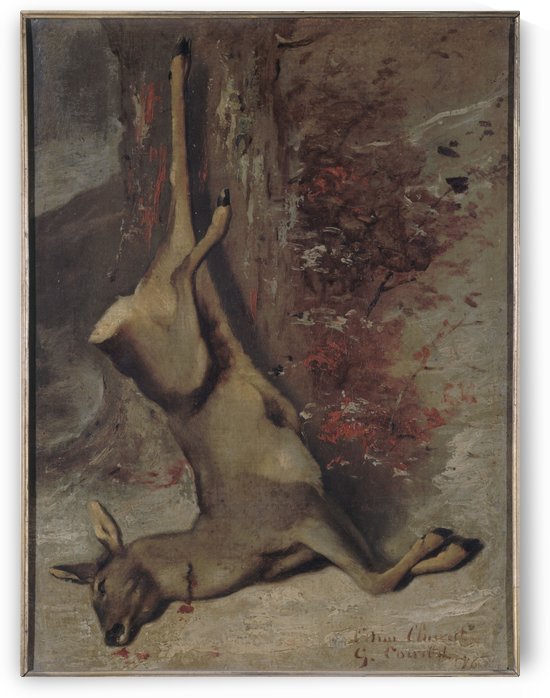 Le chevreuil by Gustave Courbet
