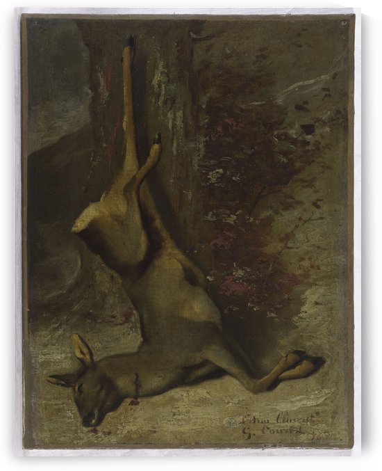 Le chevreuil by Gustave Courbet