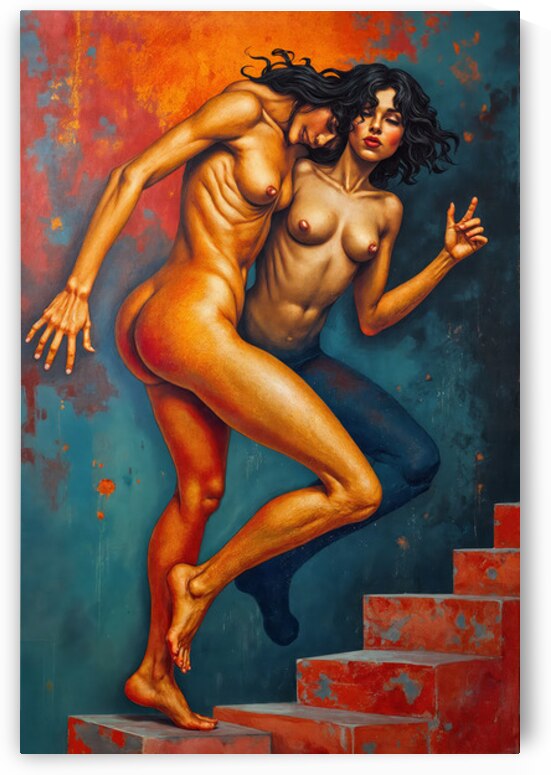 Intertwined Figures  by Aniima Illussiya