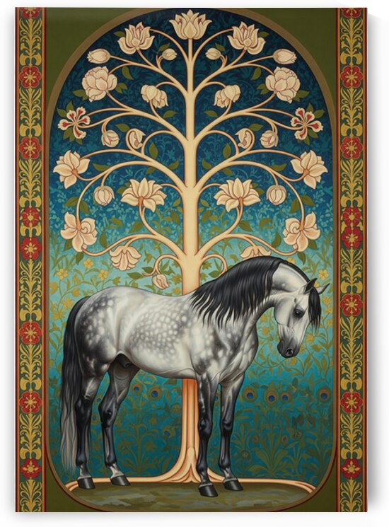 The Garden of Silver Mane by Sumer Paintings