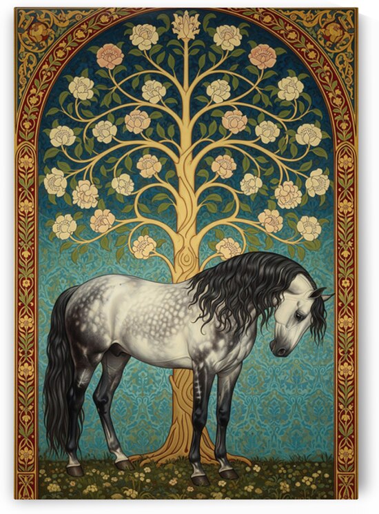 A Stallions Solitude by Sumer Paintings