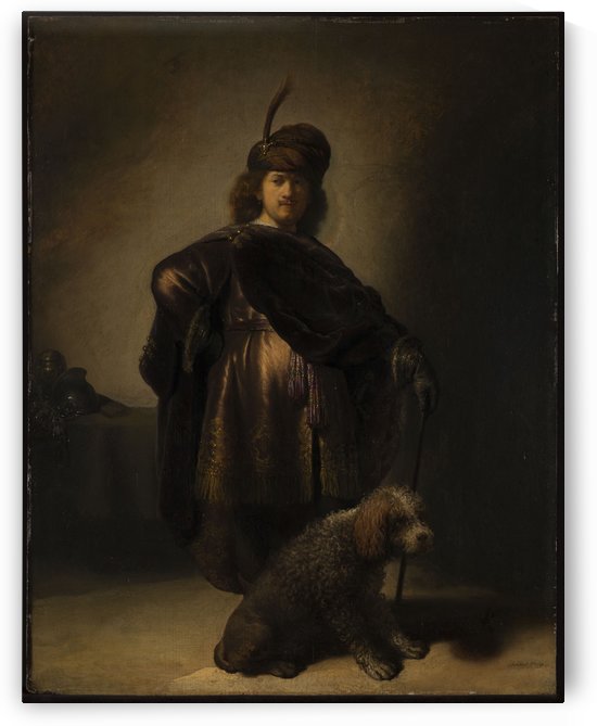 Portrait de l artiste en costume oriental by Rembrandt