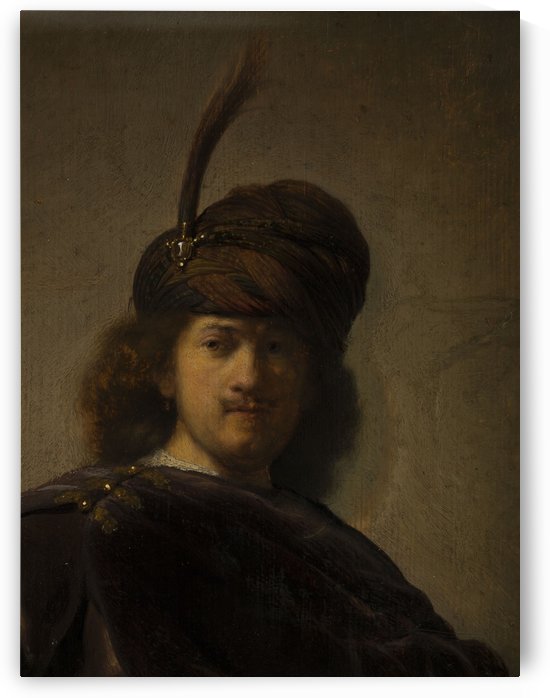 Portrait de l artiste en costume oriental by Rembrandt