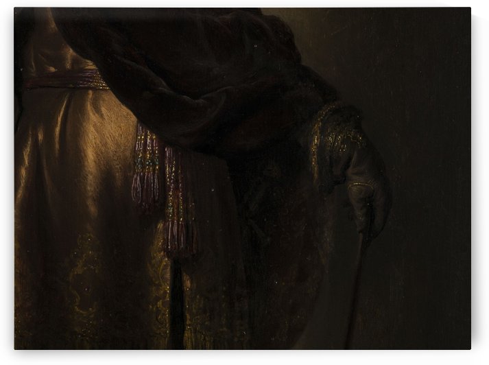 Portrait de l artiste en costume oriental by Rembrandt