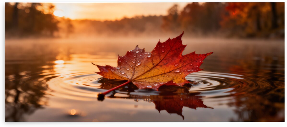 Stillness in Autumn by MotivatePrints