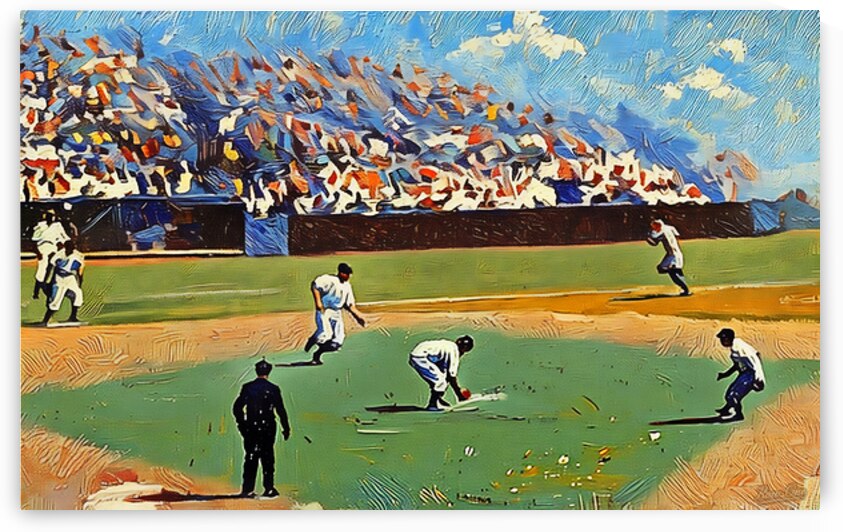 Rounding Third on a Sunny Day by Row One Brand