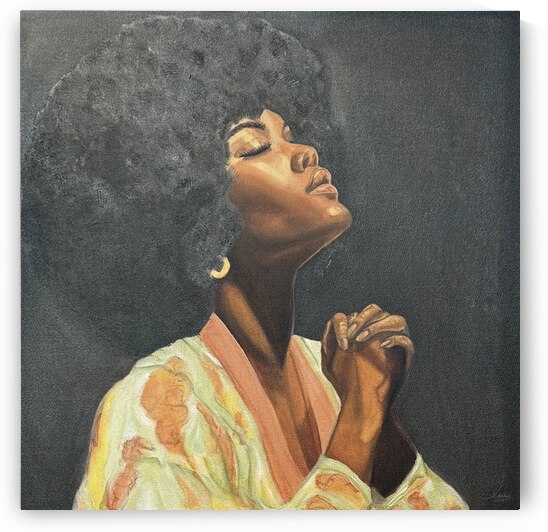 Receiving The Vision Oil Painting Print by Kara Waters