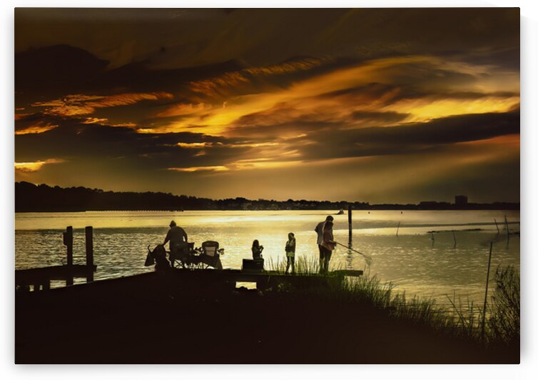 Family Time at Virginia Beach by Norma Brandsberg Photography