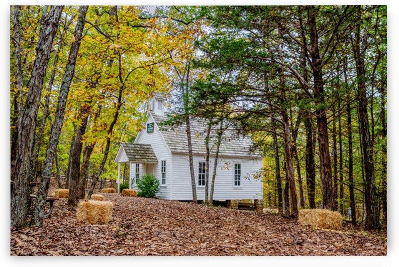 Vintage Concord One Room Schoolhouse by Jennifer White