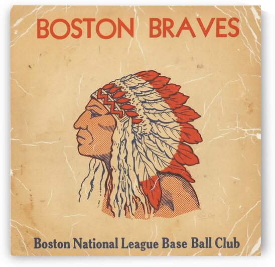 1930s Boston Braves Art by Row One Brand