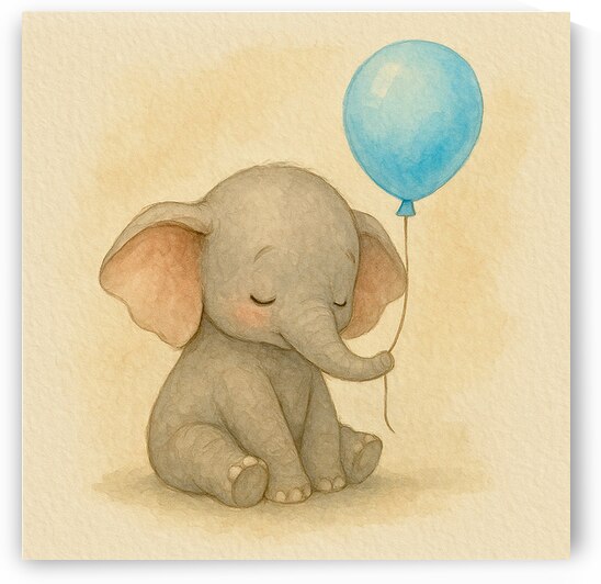Dreamy Little Elephant  by Al ameen Muftau