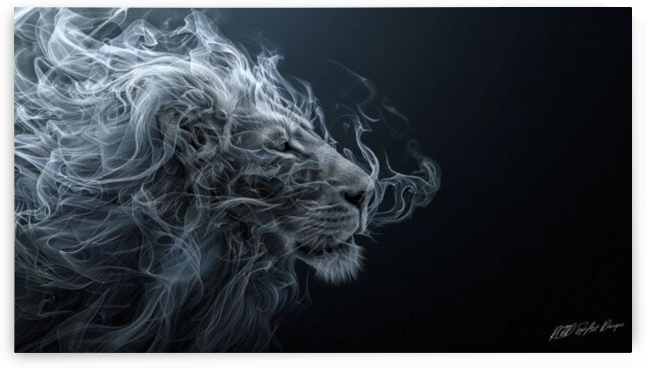 Mystical Magical - Lion 3D  by SykArt Designs