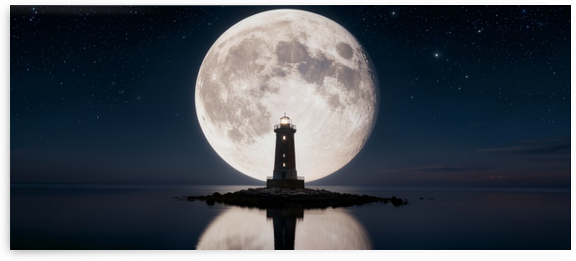 Guided by the Moonlight by MotivatePrints