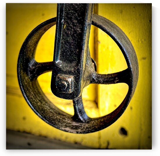 Guide Wheel for Antique Plowshare by Bill Swartwout Photography